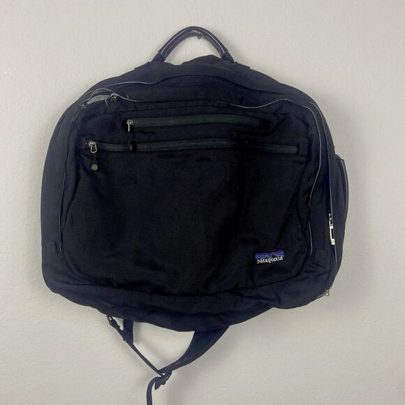 Patagonia MLC 3way Convertible Backpack Carryon Messenger Bag Black Discontinued - Picture 1 of 16